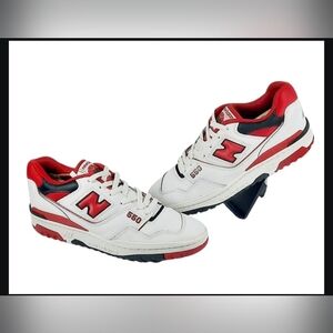 New Balance 550 'White Team Red' BB550SE1 Men's Shoes Size 10.5